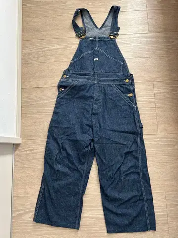 Lee 다크 데님 오버롤