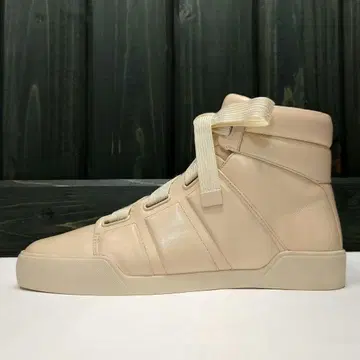 쓰리 원 필립 림 하이컷 스니커즈 가죽 핑크 베이지 36