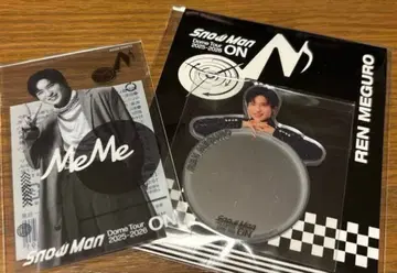 SnowMan 메구로 렌 클리어 스티커 미러 스티커