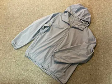 새상품급 유니클로 (M 그레이) 포켓터블 UV컷 후드티