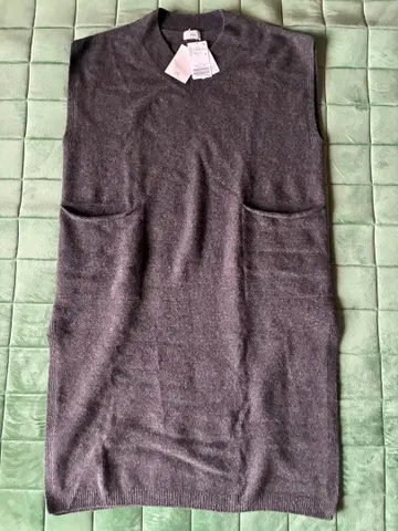 IENA 울 캐시미어 롱베스트 니트 베스트 미사용 새상품