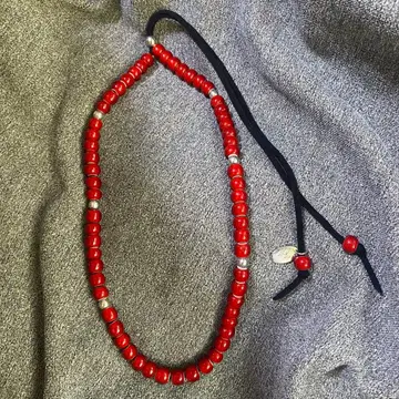 길드 프라임 화이트 하트 비즈 목걸이