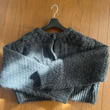 anuke 그레이 긴팔 가디건