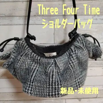 Three Four Time 숄더백 그레이 계열 새상품 미사용