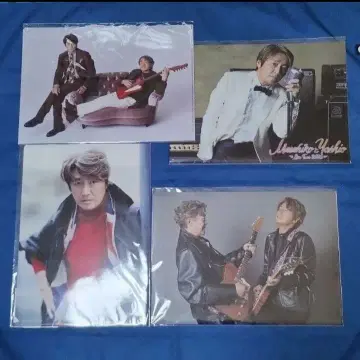 콘도 마사히코 클리어 파일 4장 세트 라이브 굿즈 파일