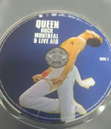 QUEEN ROCK MONTREAL & LIVE AID 2장 세트 DVD