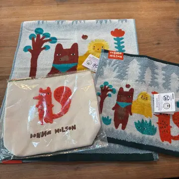 도나 윌슨 묶음 판매 파우치 타월