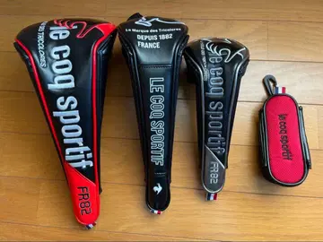 르꼬끄 스포르티브 골프헤드커버 3개, 공 케이스 1개 세트 증정