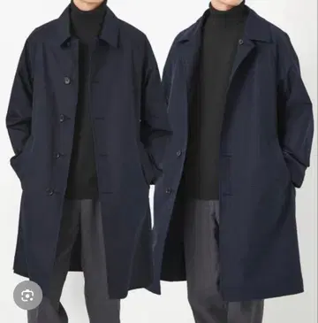 green label relaxing 스텐카라 코트 네이비 리버서블