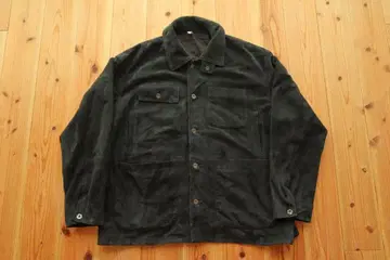 CCU CHORE JACKET BLACK SHEEP SUEDE 2