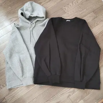 GU 맨투맨 후드티 2세트