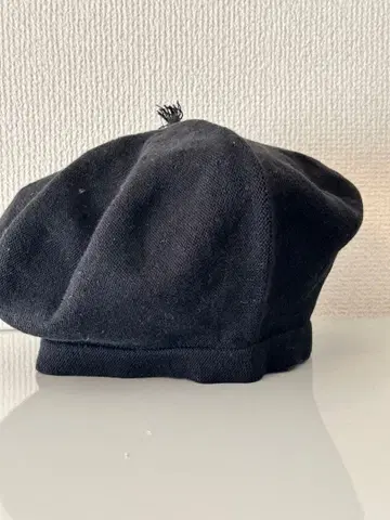 아네스 베/프랑스제 여성용 블랙 니트 베레모