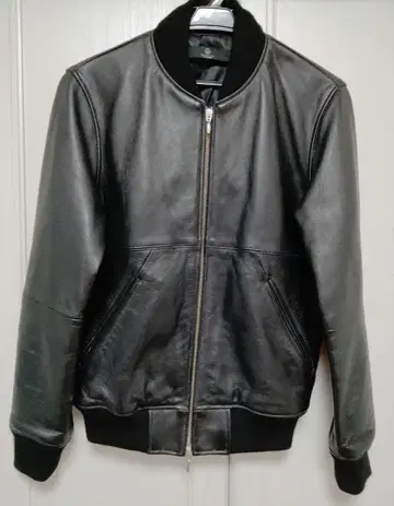 소가죽 가죽 자켓 블랙 검정 MA-1 블루종 라이더스