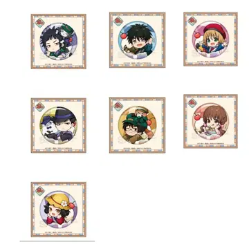 마루쿠지 출금의 두더지 레트로 style 캔뱃지 7종 세트