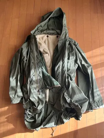 m51 밀리터리 자켓 후드 부착