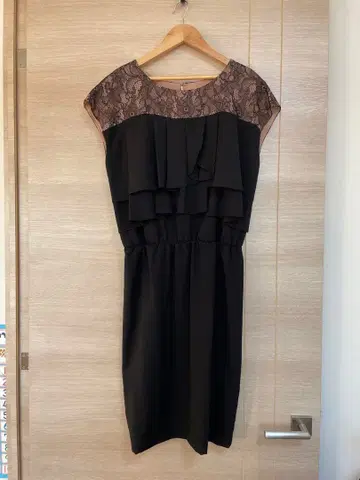 Spick & Span Noble 레이스 프릴 드레스