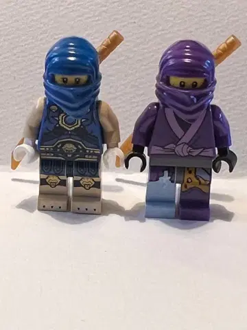 LEGO 닌자 미니 피규어 세트 파랑 보라색