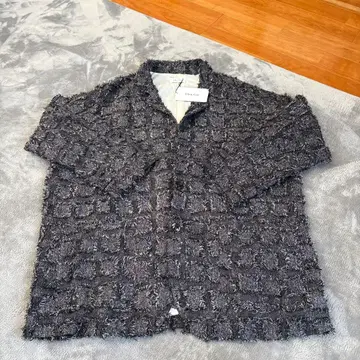 Libra Cue 프린지 체크 긴팔 셔츠