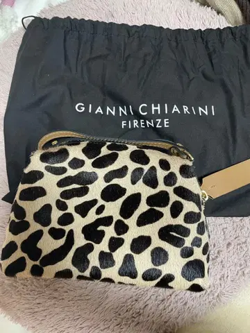 GIANNI CHIARINI 레오파드 무늬 숄더백