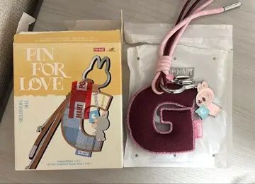 THE MONSTERS PIN FOR LOVE 알파벳 펜던트 G
