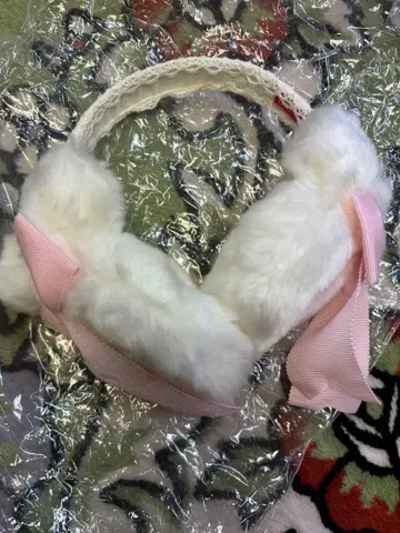 BABY, THE STARS SHINE BRIGHT 핑크 토끼 귀도리