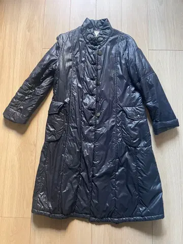 롱 다운 자켓 네이비 L