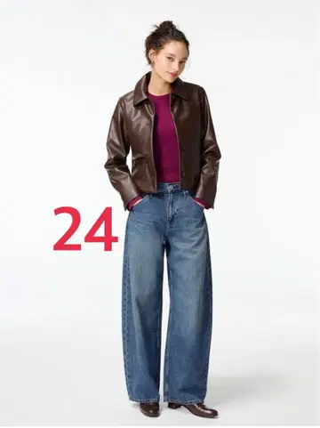 UNIQLO 배기 커브진 24 새상품급