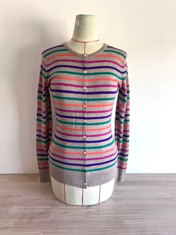 존스메들리/가디건/상의/니트/S/울/그레이 베이지