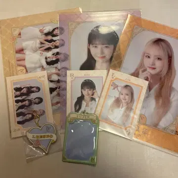 IVE 제일복권 트레이딩 카드 케이스 클리어 파일 키링