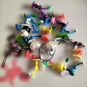 레트로 피크민 스트랩 피규어 세트 2004년 제조