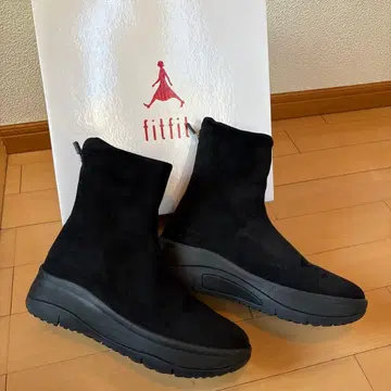 fitfit 따뜻한 발수 스트레치 부츠 블랙스 24.0cm