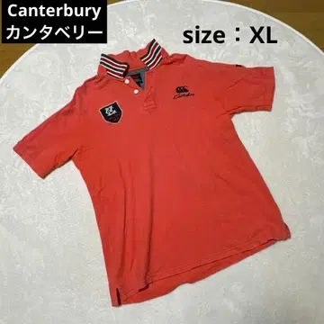 Canterbury 캔터베리 오렌지 피케 셔츠