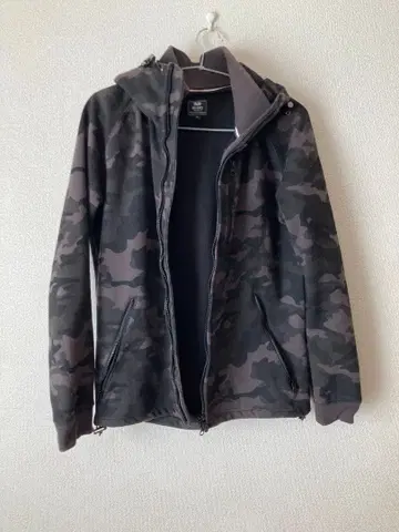 BEAMS HEART 후드티 카모플라쥬 M