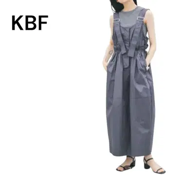 KBF  원피스 밀리터리 오버롤 스커트 새상품급