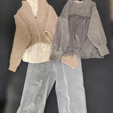 코디 세트 L 사이즈 상당 4점