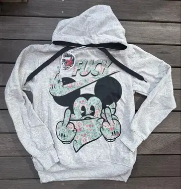 새상품 택 포함 E1SYNDICATE 후드티 그레이 S