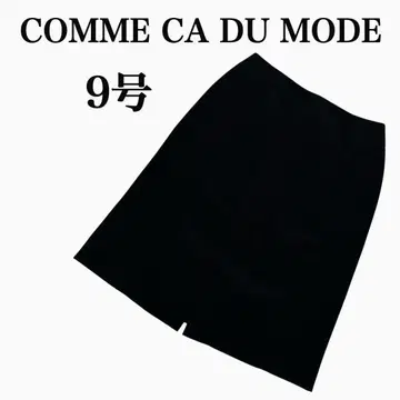 꼼사데모드 타이트 스커트 블랙 9호 M 사이즈 무릎 기장 새상품급 슬릿