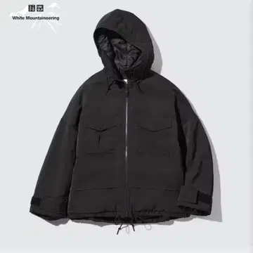 UNIQLO 하이브리드 다운 자켓 화이트 마운티니어링 콜라보