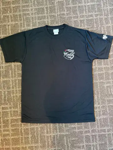 이노우에 나오야 MONSTER 자수 로고 드라이 T셔츠 블랙