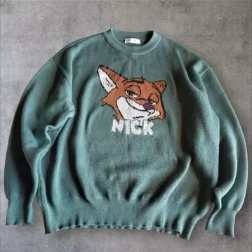 디즈니 주토피아 NICK 오버 사이즈 니트