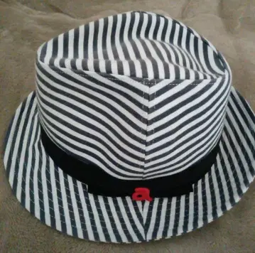 알치비오 a 모자 골프 화이트 블랙 보더 여성용