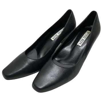 [컨디션 최상] 피즈린 (24) 펌프스 컴포트 스퀘어토 천연 가죽