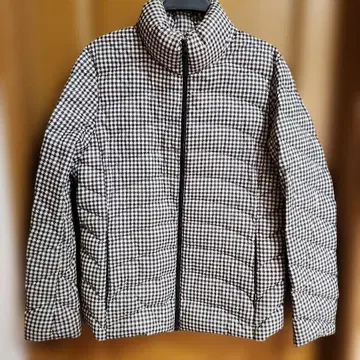 체크 무늬 다운 자켓 여성용 UNIQLO XL