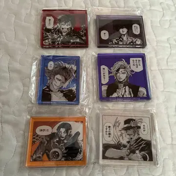 미개봉 새상품 종말의 발키리 명장면 아크릴 블록 6개 세트