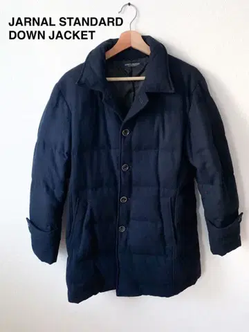 JARNAL STANDARD 다운 자켓 블랙 다운 70%