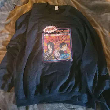 도미코 빈티지 투어 맨투맨 XL 구제 의류 밴딩