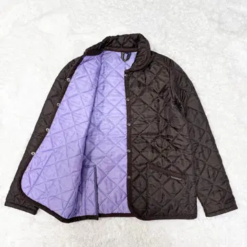 [ 라벤햄LAVENHAM ] 새상품급 퀼팅 자켓 브라운 36