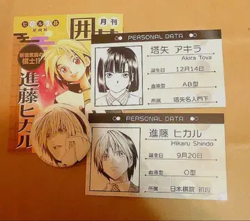 히카루의 바둑 신도 히카루 캔뱃지