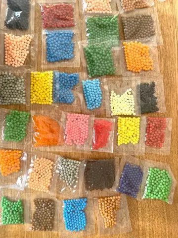 아쿠아 비즈 잔뜩 세트