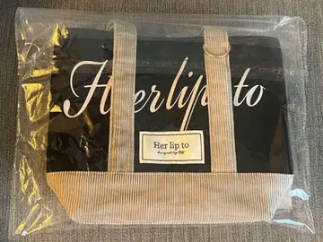 [ herlipto mini tote ] 루미네 토트백 블랙